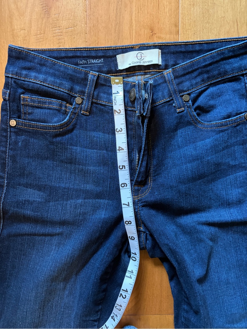 Women’s Straight Leg Jeans in Deep Indigo by C Wonder - Picture 6 of 6